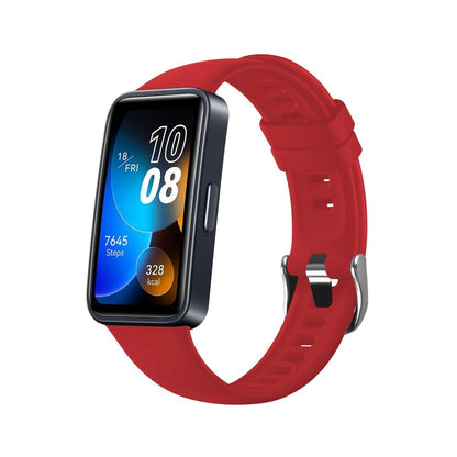 Λουράκι Fixed Silicone για Huawei Band 10 / 9 / 8, Κόκκινο