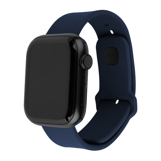 Λουράκι Fixed Silicone Sporty για Apple Watch 42mm / 41mm / 40mm / 38mm Series, Μπλε