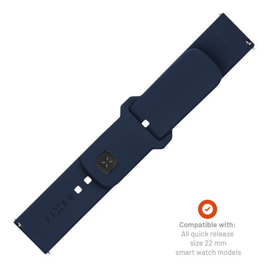 Λουράκι Fixed Silicone Sporty για Huawei Watch / Xiaomi Watch Series, 22mm, Μπλε