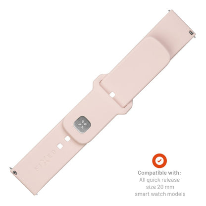 Λουράκι Fixed Silicone Sporty για Samsung Galaxy Watch / Huawei Watch Series, 20mm, Ροζ