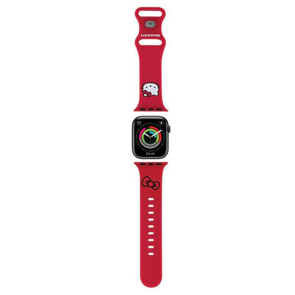 Λουράκι Hello Kitty Silicone Kitty Head για Apple Watch 42mm / 41mm / 40mm / 38mm Series, Ροζ