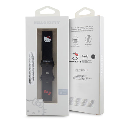 Λουράκι Hello Kitty Silicone Kitty Head για Samsung Galaxy Watch / Huawei Watch Series, Μαύρο