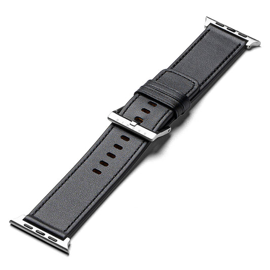 Λουράκι Ringke Leather One για Apple Watch 49mm / 46mm / 45mm / 44mm / 42mm Series, Μαύρο