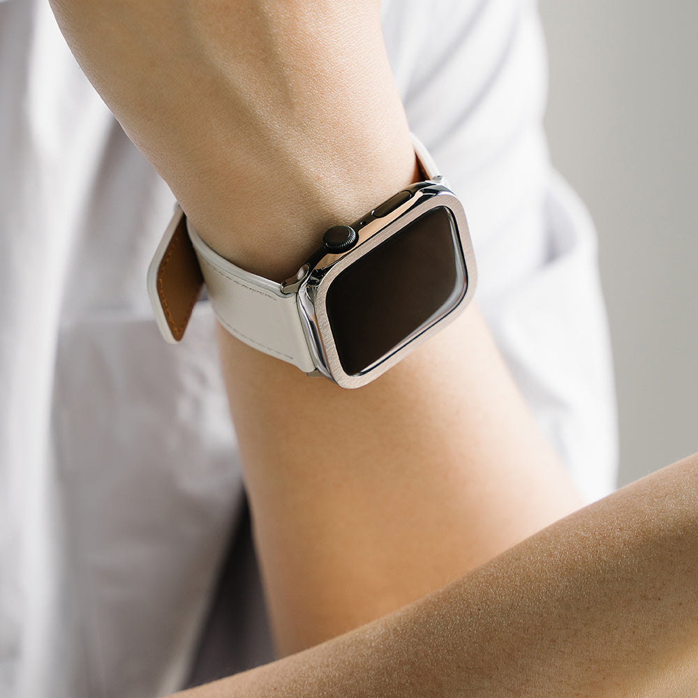 Λουράκι Ringke Leather One για Apple Watch 49mm / 46mm / 45mm / 44mm / 42mm Series, Μαύρο