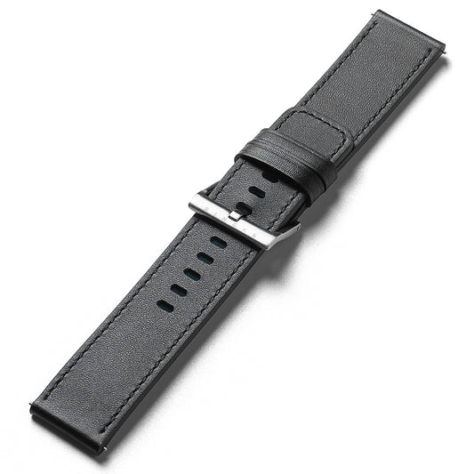 Ringke One Basic Bold Strap for Fossil Watch / Mobvoi Watch / Suunto Watch Series, 24mm, Black