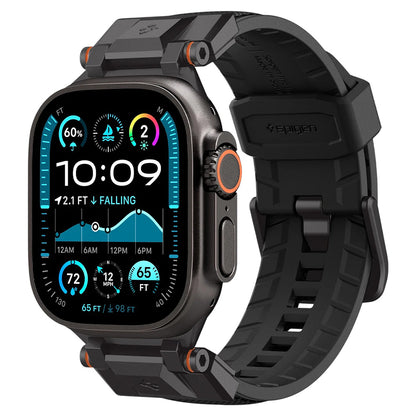 Λουράκι Spigen DuraPro Armor για Apple Watch 49mm / 46mm / 45mm / 44mm / 42mm Series, Μαύρο AMP06065