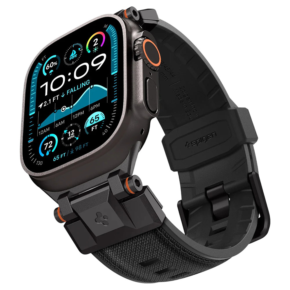 Λουράκι Spigen DuraPro Armor για Apple Watch 49mm / 46mm / 45mm / 44mm / 42mm Series, Μαύρο AMP06065
