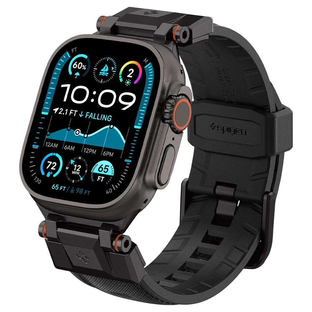 Λουράκι Spigen DuraPro Armor για Apple Watch 49mm / 46mm / 45mm / 44mm / 42mm Series, Μαύρο AMP06065