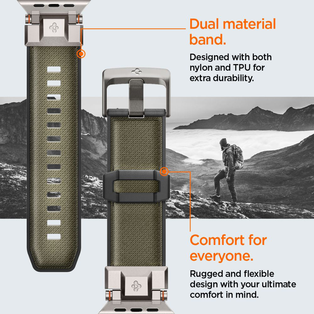 Λουράκι Spigen DuraPro Armor για Apple Watch 49mm / 46mm / 45mm / 44mm / 42mm Series, Πράσινο