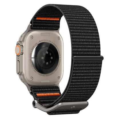 Spigen DuraPro Flex Band for Apple Watch 49mm / 46mm / 45mm / 44mm Series, Black Orange AMP05981