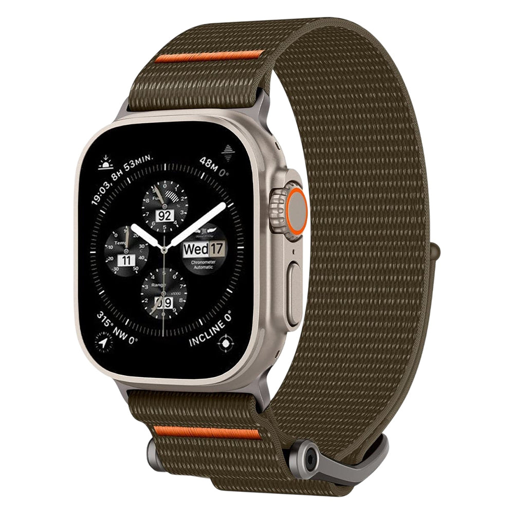 Spigen DuraPro Flex Band for Apple Watch 49mm / 46mm / 45mm / 44mm Series, Orange Khaki AMP05982