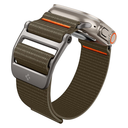 Spigen DuraPro Flex Band for Apple Watch 49mm / 46mm / 45mm / 44mm Series, Orange Khaki AMP05982