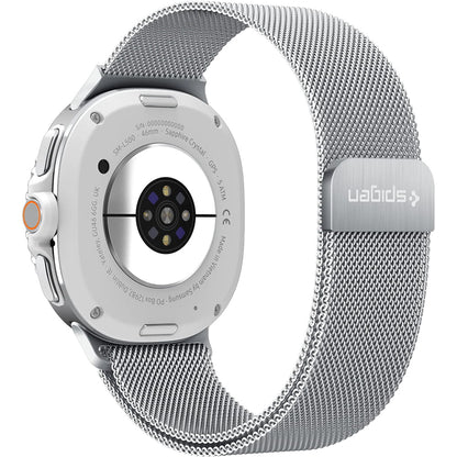 Spigen Metal Fit Strap for Samsung Galaxy Watch9 / Watch8 / Watch8 Classic Series, Silver AMP10121