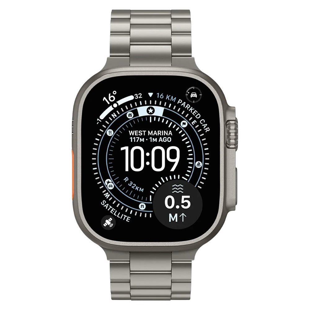 Λουράκι Spigen Modern Fit Titanium για Apple Watch Series 49mm / 46mm / 45mm / 44mm, Γκρι AMP09105