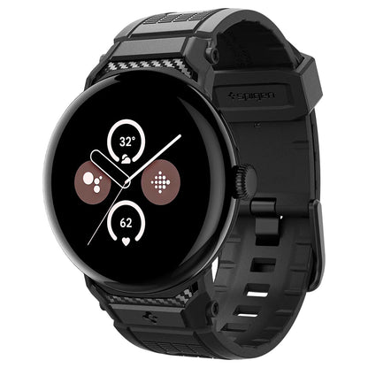 Spigen Rugged Strap for Google Pixel Watch 41mm Series, Black AMP07556