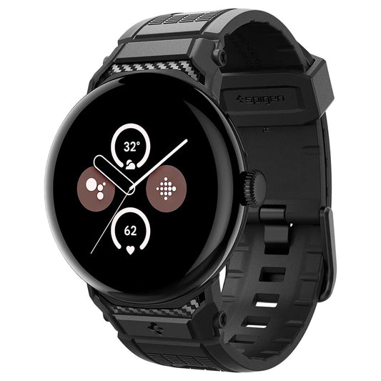 Spigen Rugged Strap for Google Pixel Watch 45mm Series, Black AMP07600