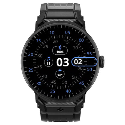 Spigen Rugged Strap for Google Pixel Watch 45mm Series, Black AMP07600