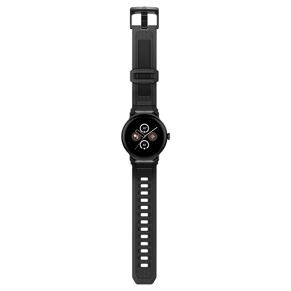 Spigen Rugged Strap for Google Pixel Watch 45mm Series, Black AMP07600