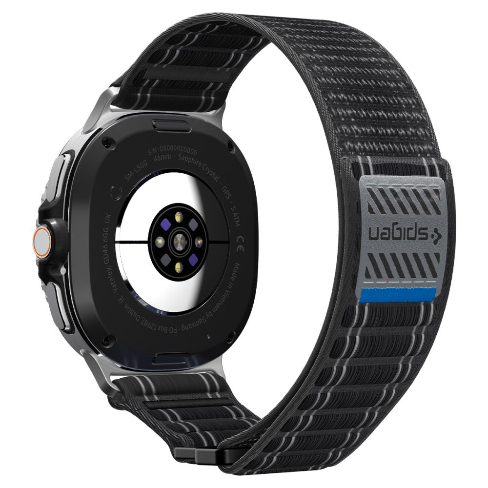 Λουράκι Spigen WBF0 για Samsung Galaxy Watch8 / Watch8 Classic Series, Μαύρο