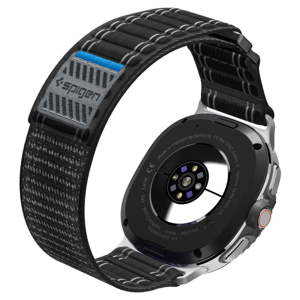 Λουράκι Spigen WBF0 για Samsung Galaxy Watch8 / Watch8 Classic Series, Μαύρο