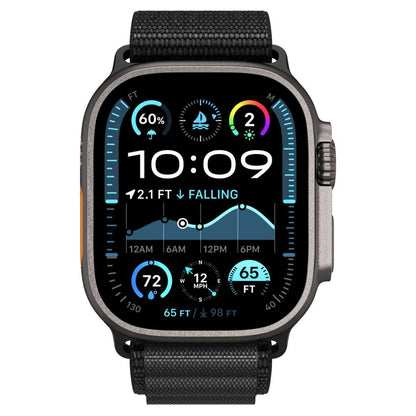 Λουράκι Spigen WBF1 για Apple Watch 49mm / 46mm / 45mm / 44mm Series, Μαύρο