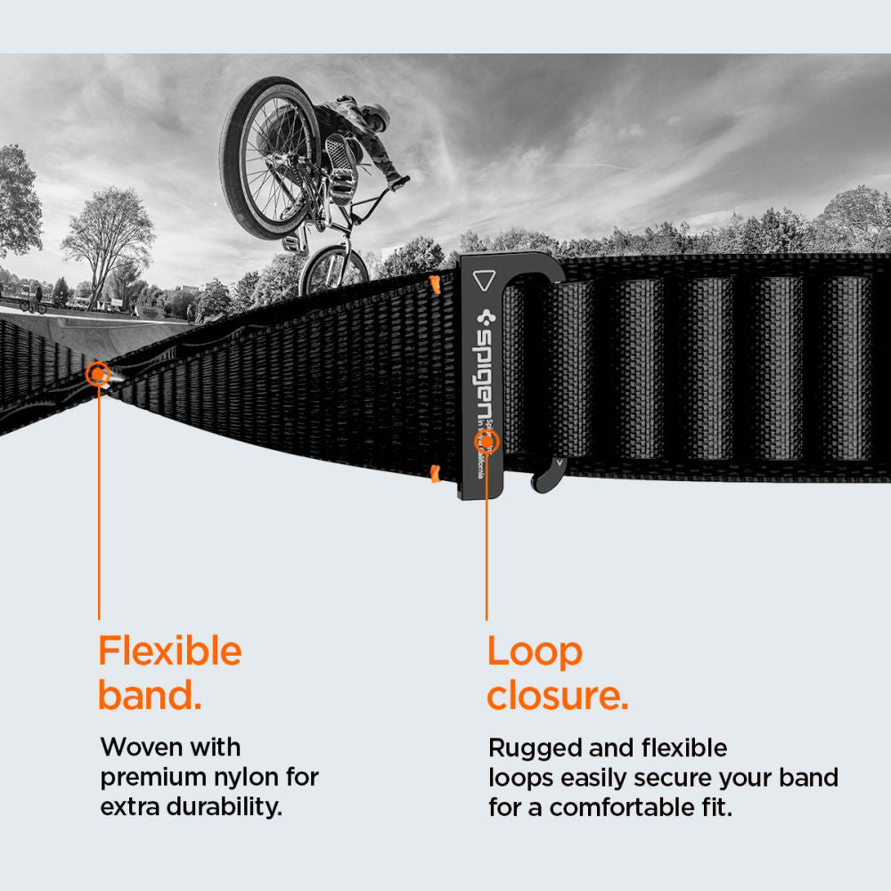 Λουράκι Spigen WBF1 για Apple Watch 49mm / 46mm / 45mm / 44mm Series, Μαύρο