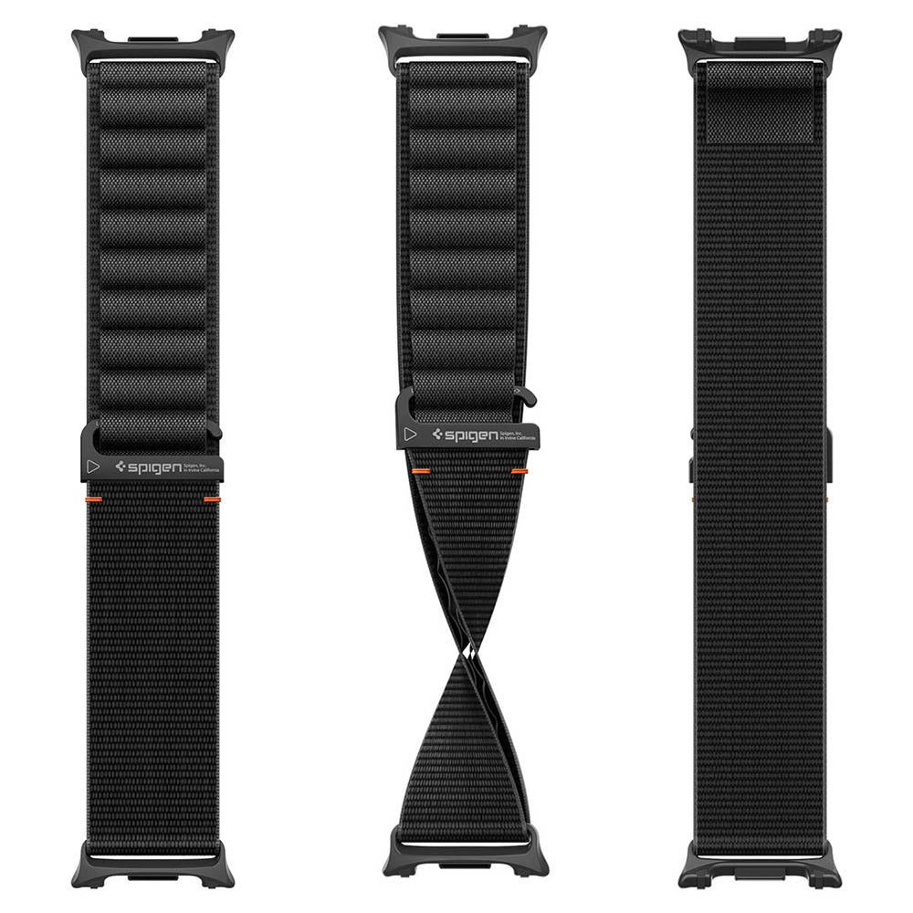 Spigen WBF1 Band for Samsung Galaxy Watch9 / Watch8 / Watch8 Classic Series, Black AMP11607