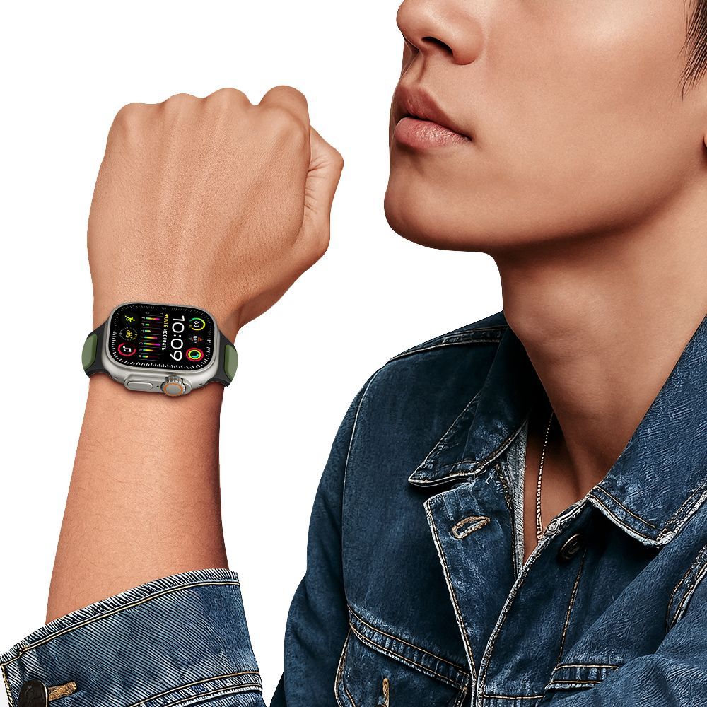 Λουράκι Tech-Protect Iconband Line για Apple Watch 49mm / 46mm / 45mm / 44mm Series, Μαύρο