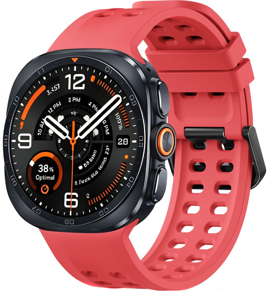 Λουράκι Tech-Protect Silicone Air για Samsung Galaxy Watch9 / Watch8 / Watch8 Classic Series, Κόκκινο