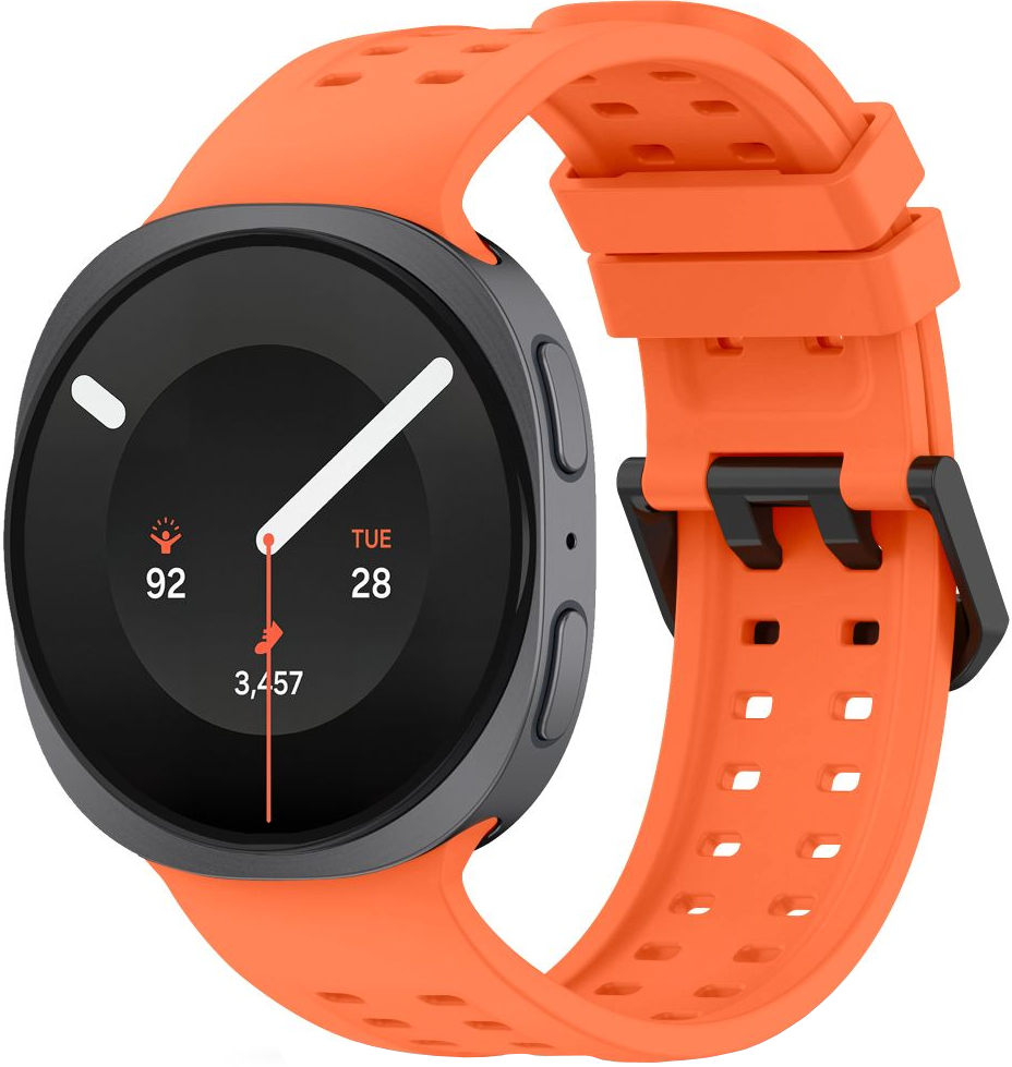 Tech-Protect Silicone Air Strap for Samsung Galaxy Watch9 / Watch8 / Watch8 Classic Series, Orange