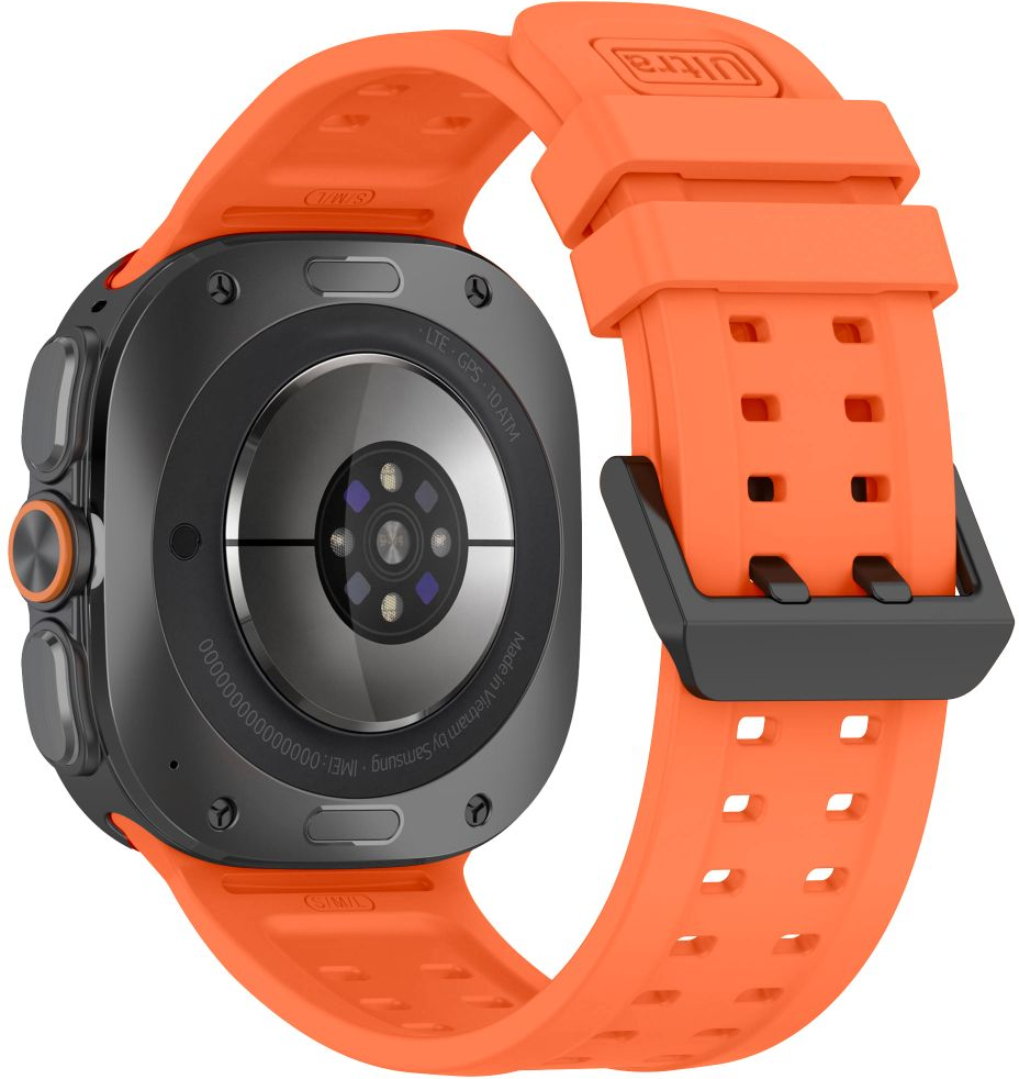 Tech-Protect Silicone Air Strap for Samsung Galaxy Watch Ultra Series, Orange
