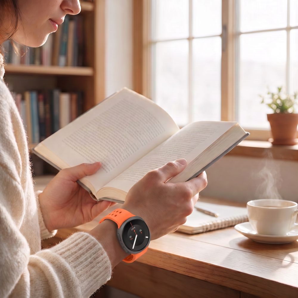Tech-Protect Silicone Air Strap for Samsung Galaxy Watch9 / Watch8 / Watch8 Classic Series, Orange