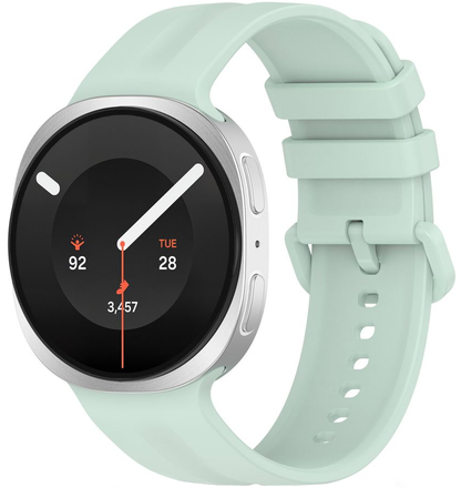Tech-Protect Silicone Evo Strap for Samsung Galaxy Watch9 / Watch8 / Watch8 Classic Series, Mint Green