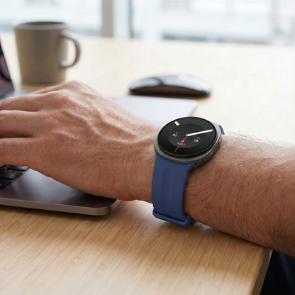 Tech-Protect Silicone Evo Strap for Samsung Galaxy Watch9 / Watch8 / Watch8 Classic Series, Navy Blue