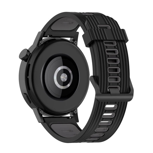 Λουράκι Techsuit W002 για Samsung Galaxy Watch / Huawei Watch Series, 20mm, Μαύρο