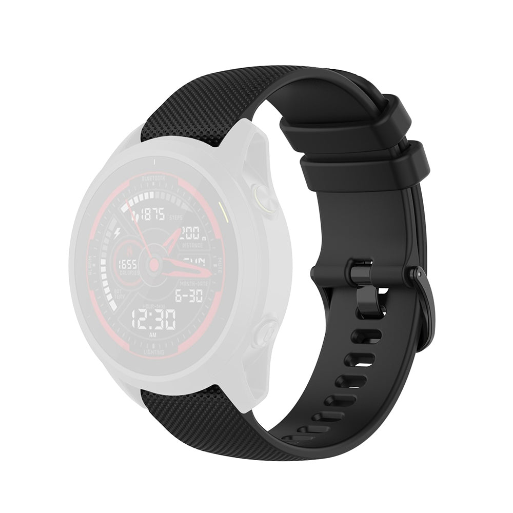 Λουράκι Techsuit W006 για Samsung Galaxy Watch / Huawei Watch Series, 20mm, Μαύρο