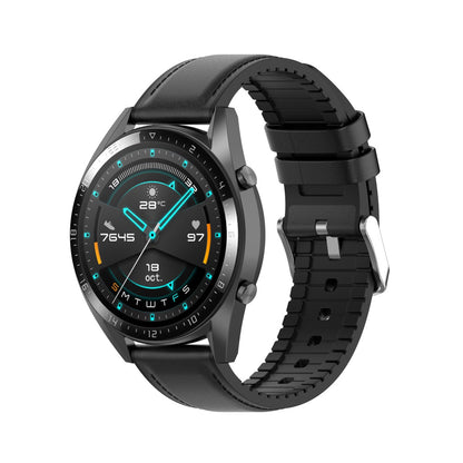Λουράκι Techsuit W007 για Samsung Galaxy Watch / Huawei Watch Series, 22mm, Μαύρο