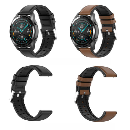 Λουράκι Techsuit W007 για Samsung Galaxy Watch / Huawei Watch Series, 22mm, Μαύρο