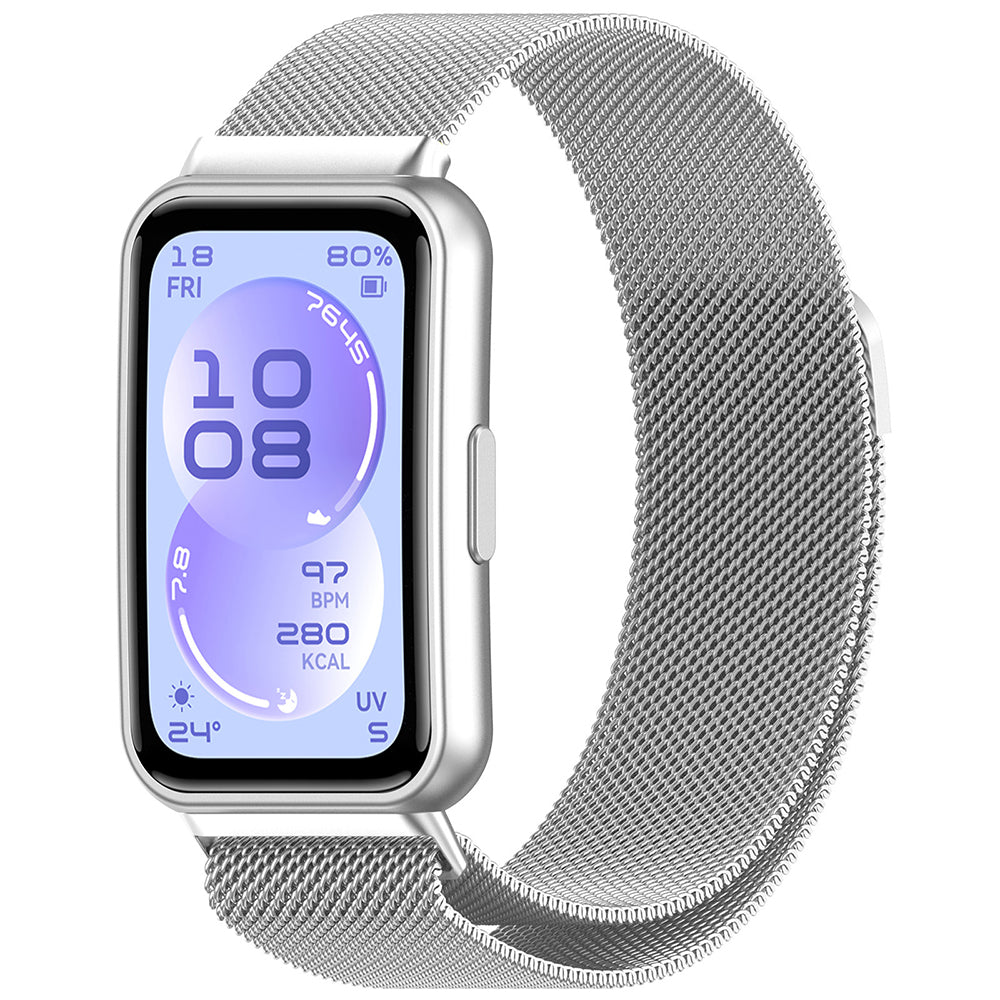 Λουράκι Techsuit W009 για Huawei Band 11 / 11 Pro, Ασημί
