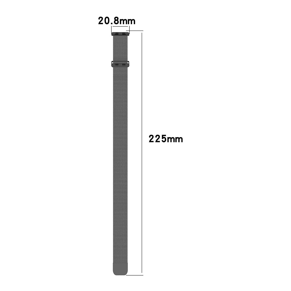 Λουράκι Techsuit W009 για Huawei Band 11 / 11 Pro, Ασημί