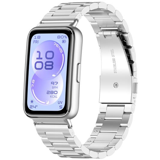 Λουράκι Techsuit W010 για Huawei Band 11 / 11 Pro, Ασημί