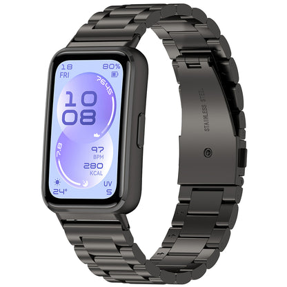 Λουράκι Techsuit W010 για Huawei Band 11 / 11 Pro, Μαύρο