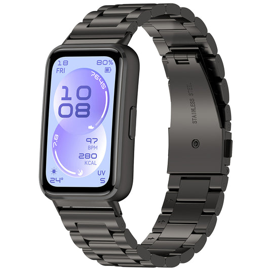 Λουράκι Techsuit W010 για Huawei Band 11 / 11 Pro, Μαύρο