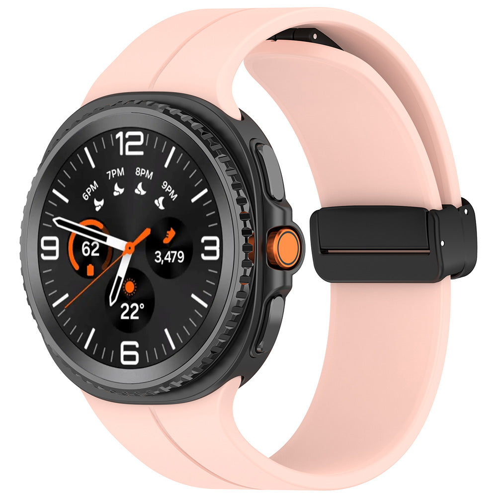 Λουράκι Techsuit W011 για Samsung Galaxy Watch 8 Classic / Watch8 44mm / Watch 8 40mm, Ροζ