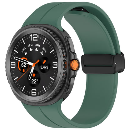 Λουράκι Techsuit W011 για Samsung Galaxy Watch 8 Classic / Watch8 44mm / Watch 8 40mm, Σκούρο Πράσινο