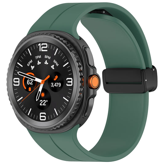 Λουράκι Techsuit W011 για Samsung Galaxy Watch 8 Classic / Watch8 44mm / Watch 8 40mm, Σκούρο Πράσινο