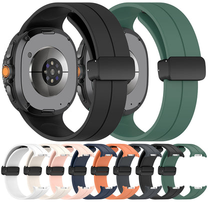 Λουράκι Techsuit W011 για Samsung Galaxy Watch 8 Classic / Watch8 44mm / Watch 8 40mm, Σκούρο Πράσινο