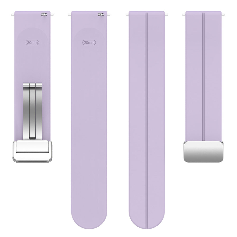 Λουράκι Techsuit W011 για Samsung Galaxy Watch / Huawei Watch Series, 20mm, Μωβ