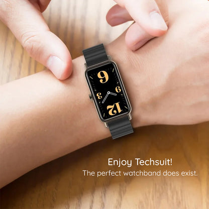 Λουράκι Techsuit W012 για Apple Watch 42mm / 41mm / 40mm / 38mm Series, Ασημί