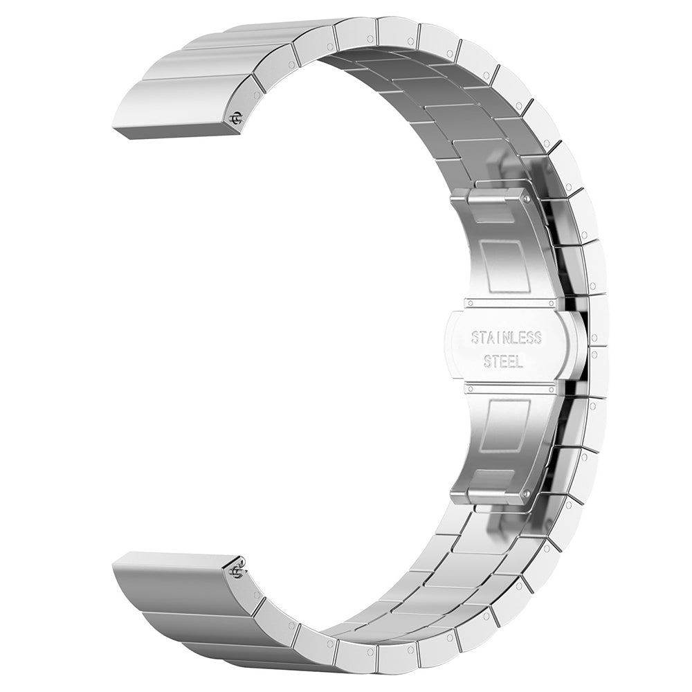 Λουράκι Techsuit W012 για Samsung Galaxy Watch / Huawei Watch Series, 20mm, Ασημί